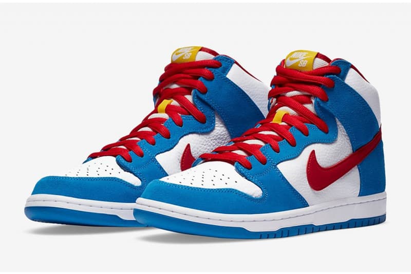 率先近賞 Nike SB Dunk High 全新「Doraemon」配色