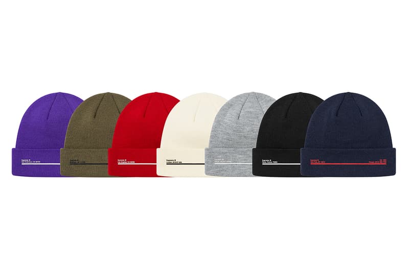 Supreme 正式發佈 2020 秋冬 Beanies 毛帽系列