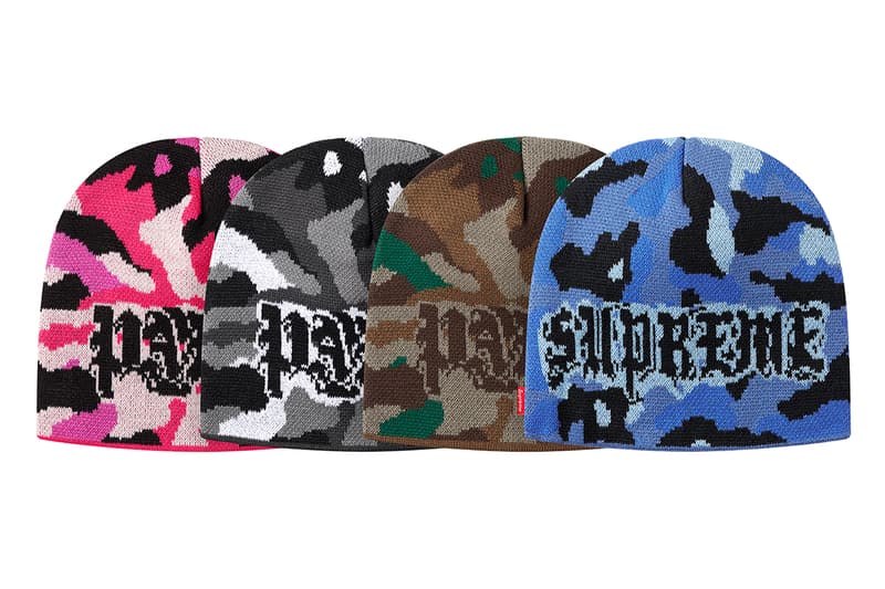 Supreme 正式發佈 2020 秋冬 Beanies 毛帽系列