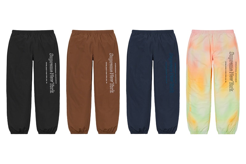 Supreme 正式發佈 2020 秋冬褲款系列