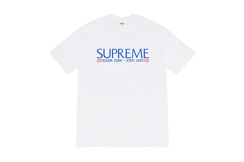 Supreme 正式發佈 2020 秋冬 T-Shirt 系列