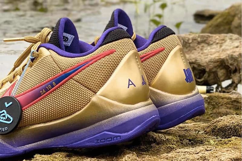UNDEFEATED x Nike Kobe 5 Protro 最新聯名配色「Hall of Fame」率先曝光