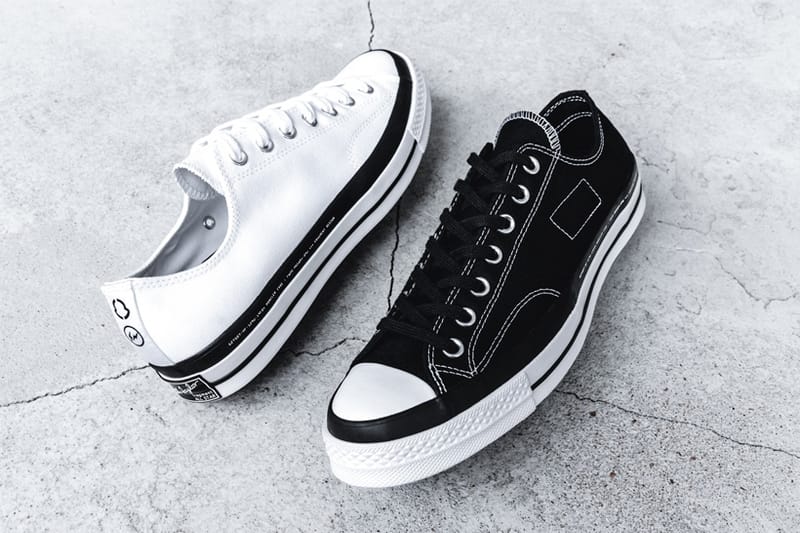 近賞 7 MONCLER x fragment design x Converse Chuck 70 Ox 联名鞋款