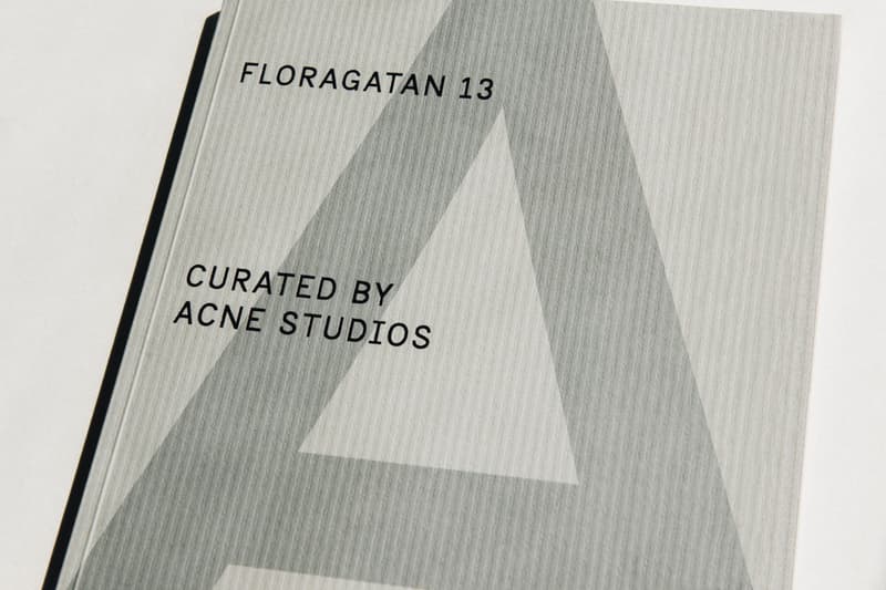 《A Magazine Curated By》发起特别项目「Floragatan 13 Curated By Acne Studios」