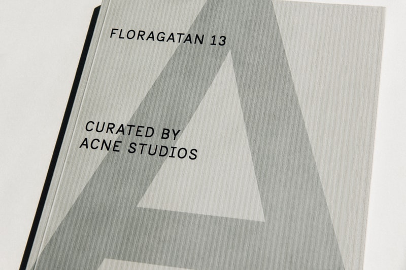 《A Magazine Curated By》发起特别项目「Floragatan 13 Curated By Acne Studios」
