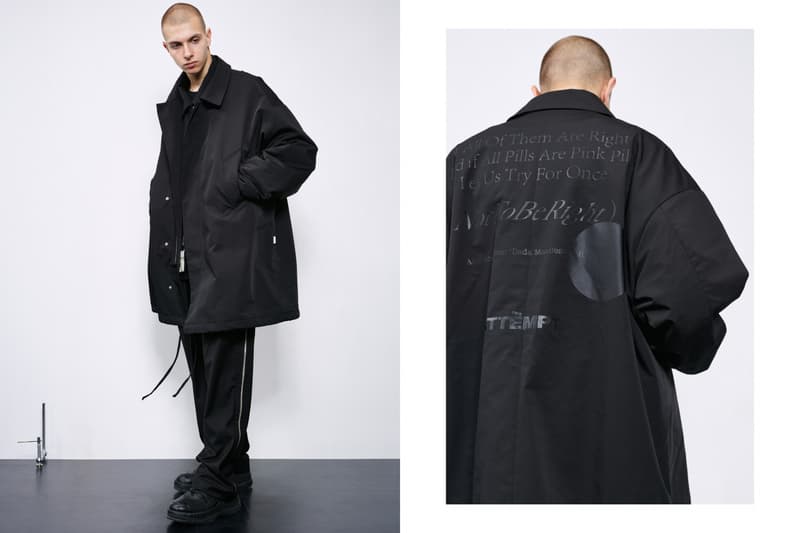 ATTEMPT 發佈 2020 冬季系列 Lookbook