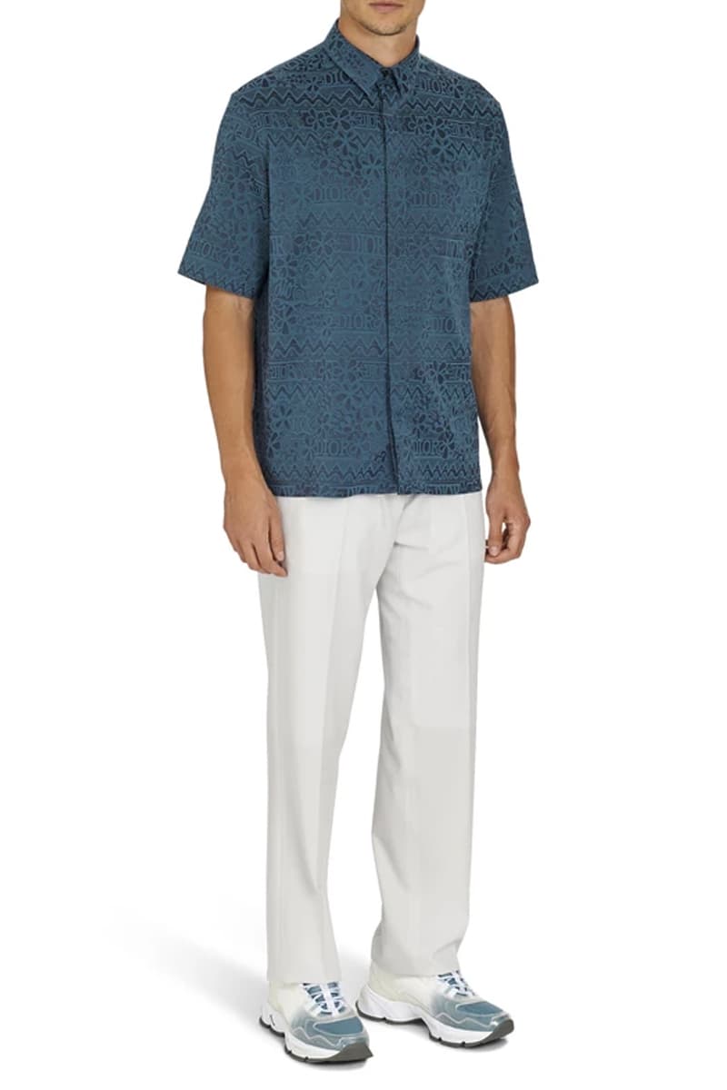 Dior x Shawn Stussy 塗鴉印花短袖襯衫發售情報