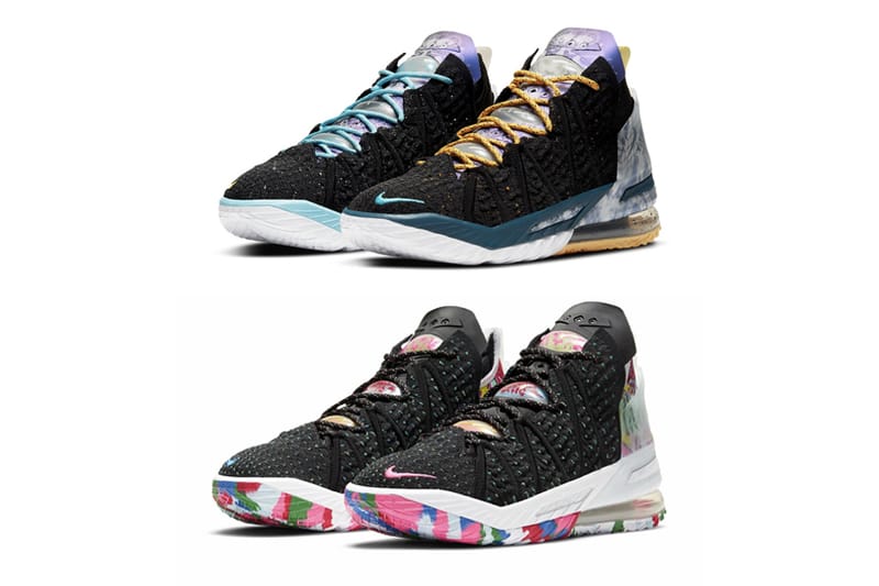 Nike LeBron 18 最新配色「Multi-Color」、「Reflections」官方圖輯發佈