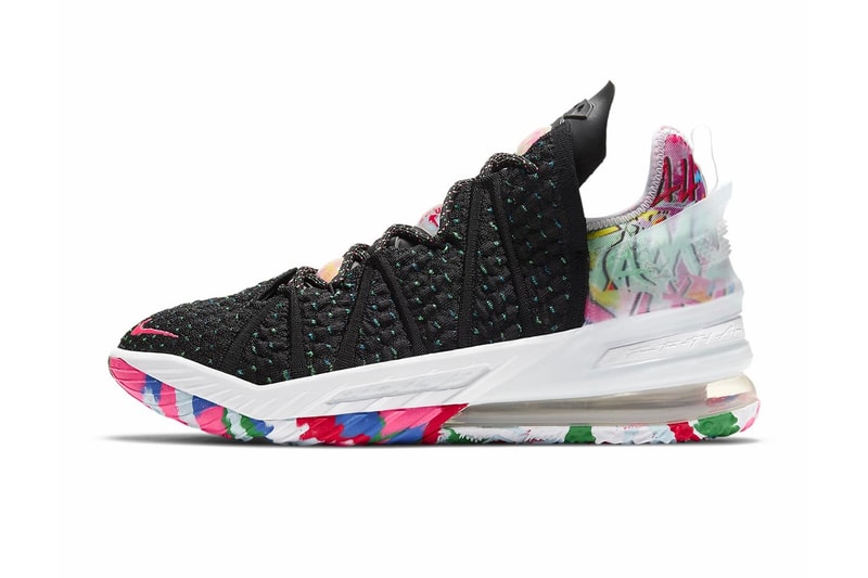 Nike LeBron 18 最新配色「Multi-Color」、「Reflections」官方圖輯發佈