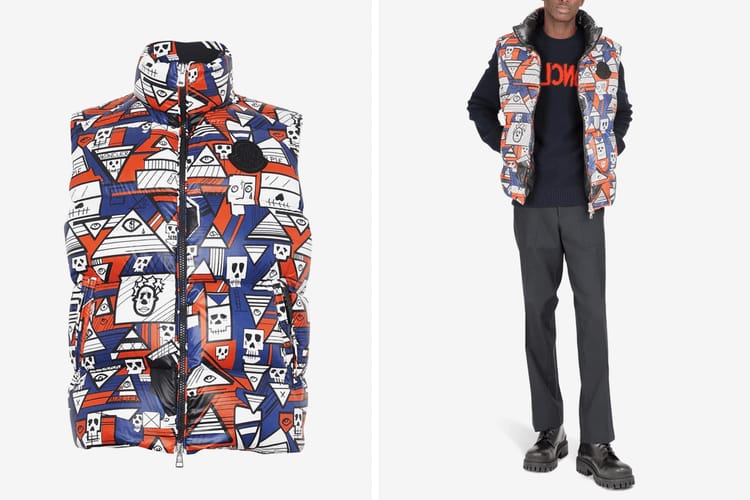 Moncler 攜手 Balt Getty 推出別注印花羽絨背心