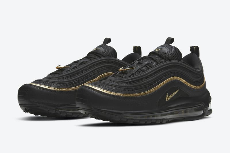 Nike Air Max 97 人氣配色「Black/Metallic Gold」即將復刻重製上架