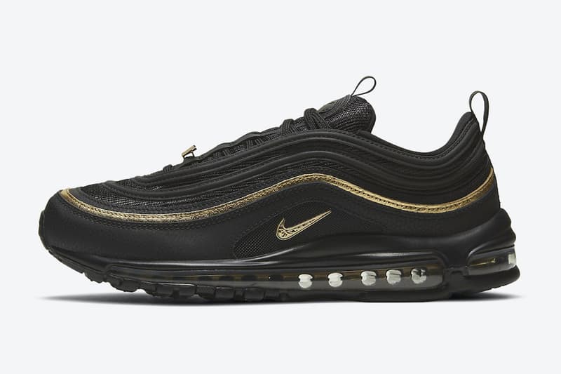 Nike Air Max 97 人氣配色「Black/Metallic Gold」即將復刻重製上架