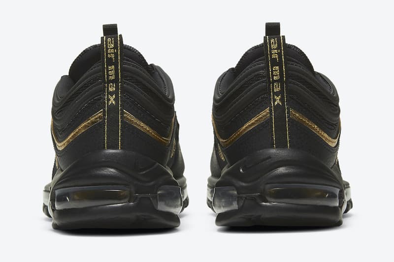 Nike Air Max 97 人氣配色「Black/Metallic Gold」即將復刻重製上架