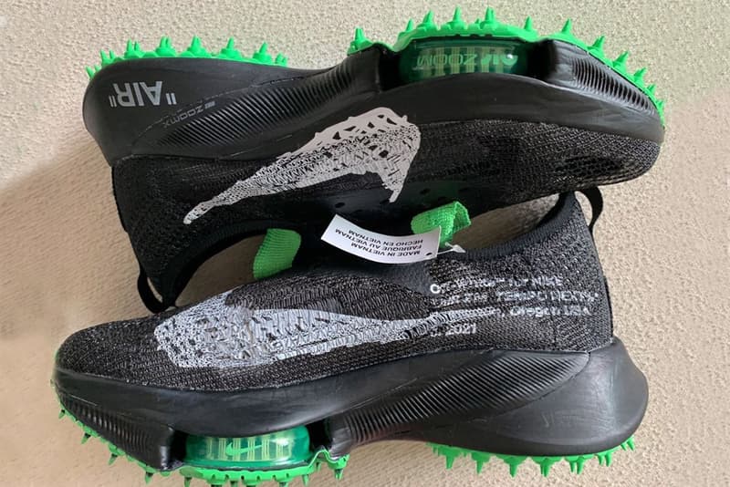 Off-White™ x Nike Air Zoom Tempo Next% FK 全新聯名鞋款首次曝光