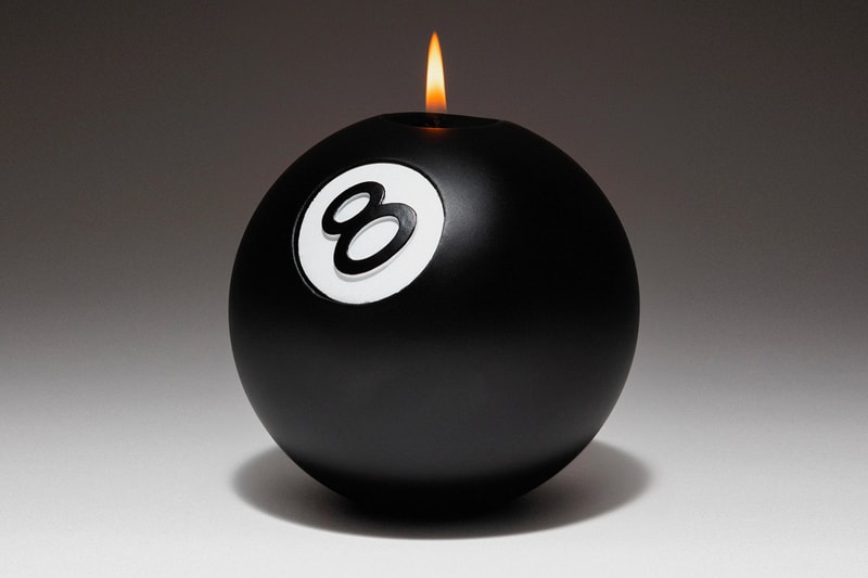 Stüssy 推出全新 8 Ball 八號球造型香氛蠟燭
