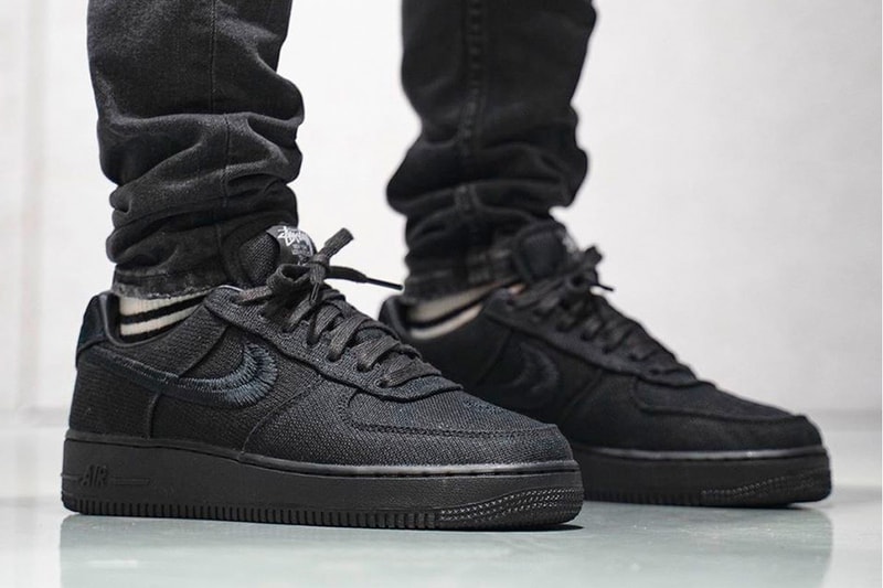 率先一覽 Stüssy x Nike Air Force 1 全新聯乘黑魂配色實著圖輯