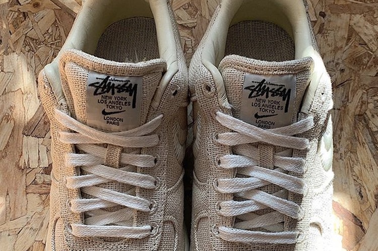 率先上腳 Stüssy x Nike Air Force 1 全新聯名配色「Fossil Stone」