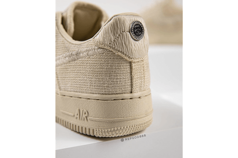 率先上腳 Stüssy x Nike Air Force 1 全新聯名配色「Fossil Stone」