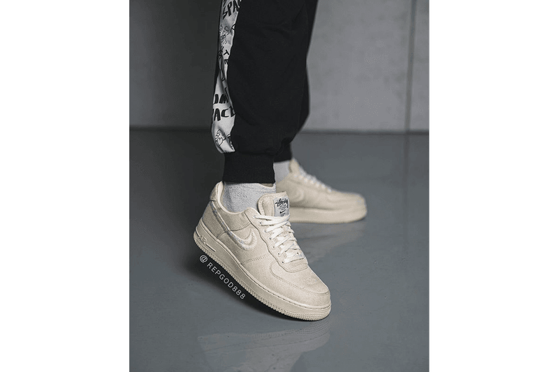 率先上腳 Stüssy x Nike Air Force 1 全新聯名配色「Fossil Stone」