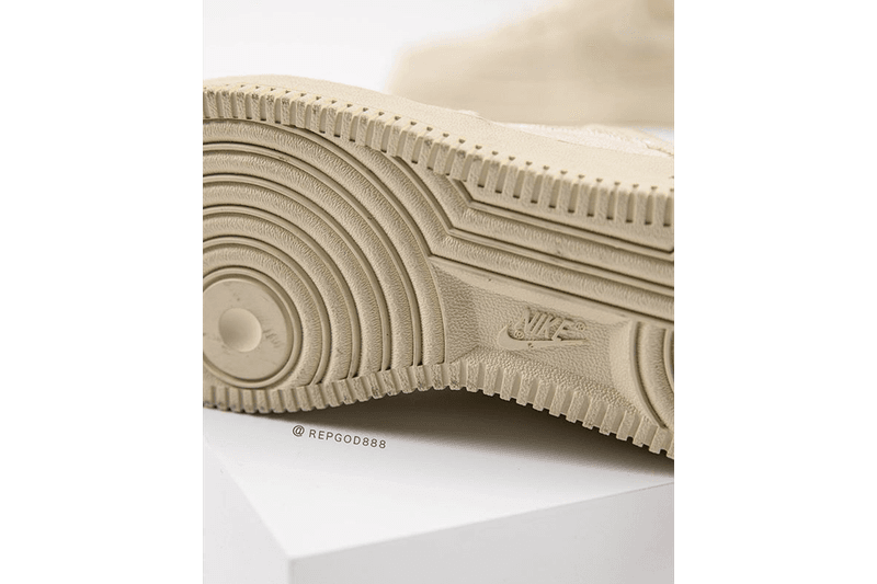 率先上腳 Stüssy x Nike Air Force 1 全新聯名配色「Fossil Stone」