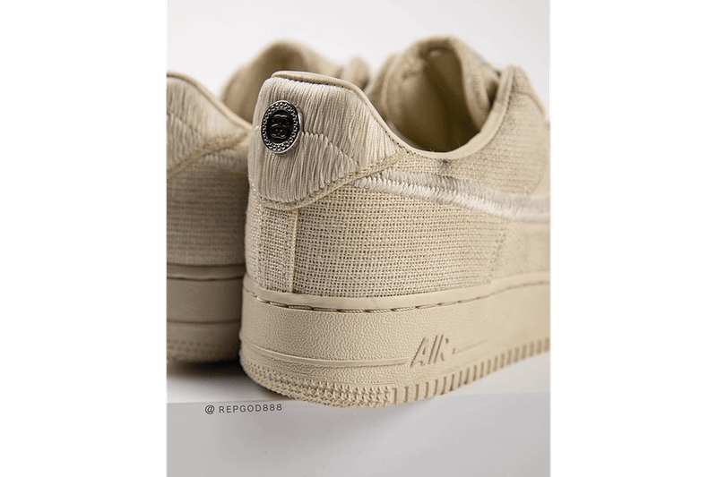 率先上腳 Stüssy x Nike Air Force 1 全新聯名配色「Fossil Stone」