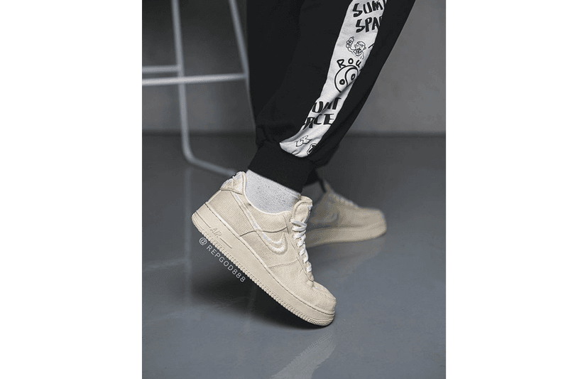 率先上腳 Stüssy x Nike Air Force 1 全新聯名配色「Fossil Stone」