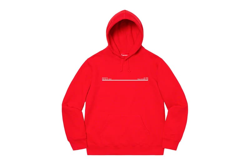 Supreme 2020 秋冬系列第 5 週入手指南