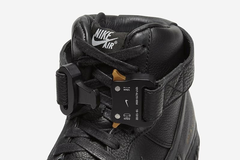 1017 ALYX 9SM x Nike Air Force 1 High 全新聯名鞋款官方圖輯登場