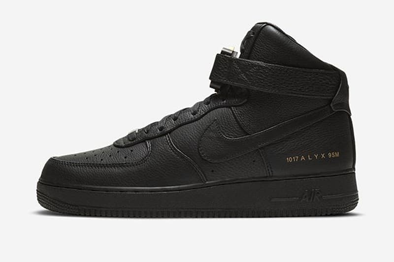 1017 ALYX 9SM x Nike Air Force 1 High 全新聯名鞋款官方圖輯登場