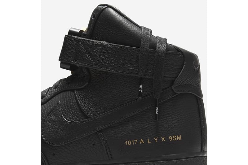 1017 ALYX 9SM x Nike Air Force 1 High 全新聯名鞋款官方圖輯登場