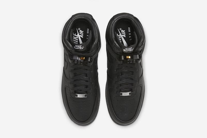 1017 ALYX 9SM x Nike Air Force 1 High 全新聯名鞋款官方圖輯登場