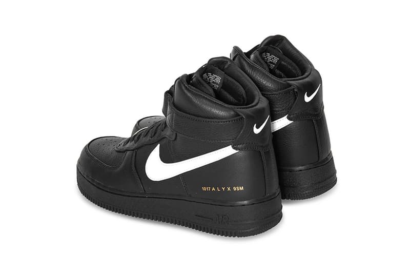1017 ALYX 9SM x Nike Air Force 1 High 發售情報正式公開