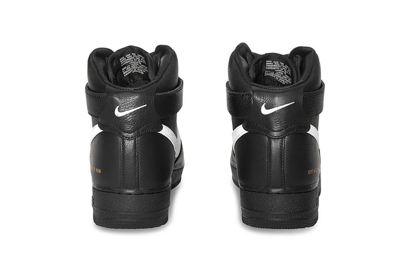 1017 ALYX 9SM x Nike Air Force 1 High 發售情報正式公開