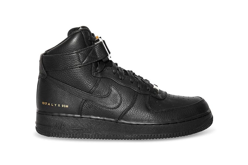 1017 ALYX 9SM x Nike Air Force 1 High 發售情報正式公開