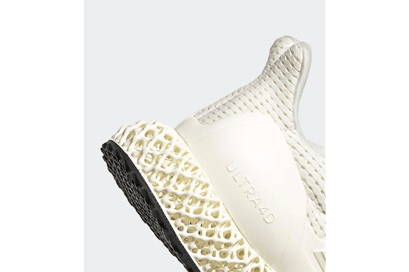 adidas 混種跑鞋 Ultra4D 全新配色「Footwear White/Core White」發佈