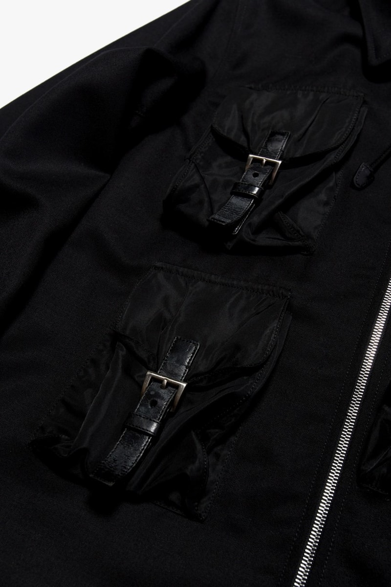 clothsurgeon 重塑 Prada 尼龍背包改造飛行夾克