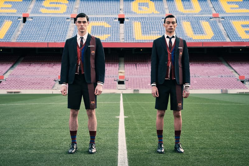 Thom Browne x FC Barcelona 全新聯乘慈善系列正式發佈