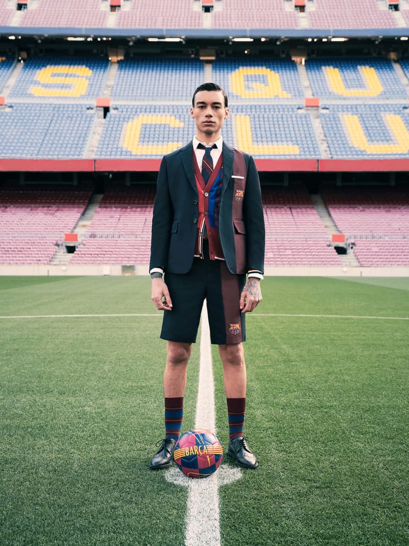 Thom Browne x FC Barcelona 全新聯乘慈善系列正式發佈