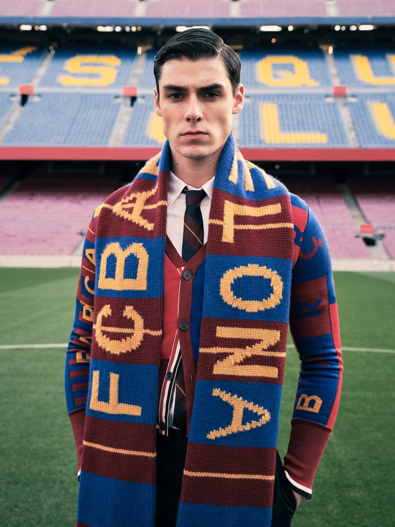 Thom Browne x FC Barcelona 全新聯乘慈善系列正式發佈