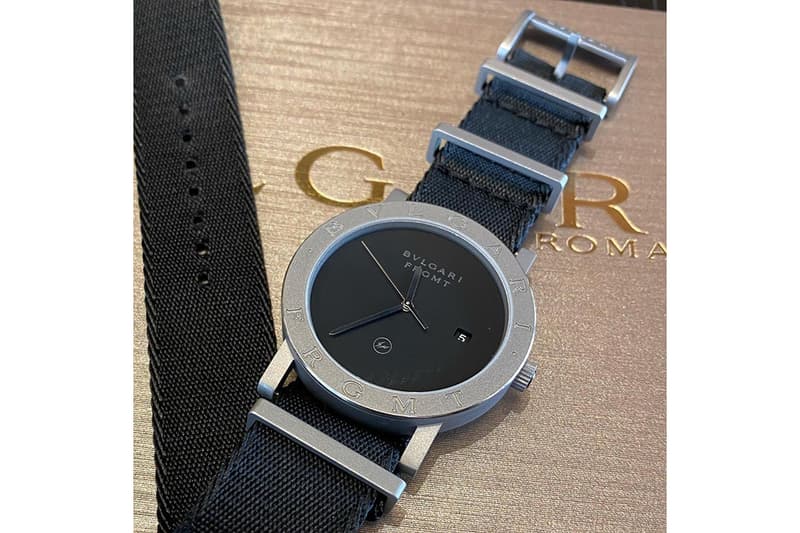 藤原浩曝光全新 BVLGARI x fragment design 聯乘腕錶