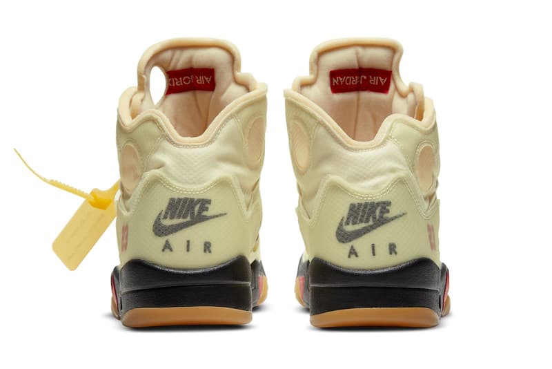 Off-White™ x Air Jordan 5 最新聯名鞋款官方圖輯、發售情報一次公開