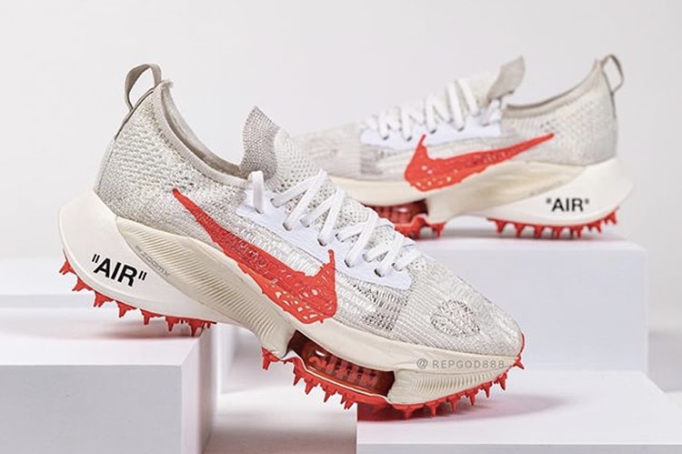 率先近賞 Off-White™ x Nike Air Zoom Tempo Next% FK 最新米紅配色