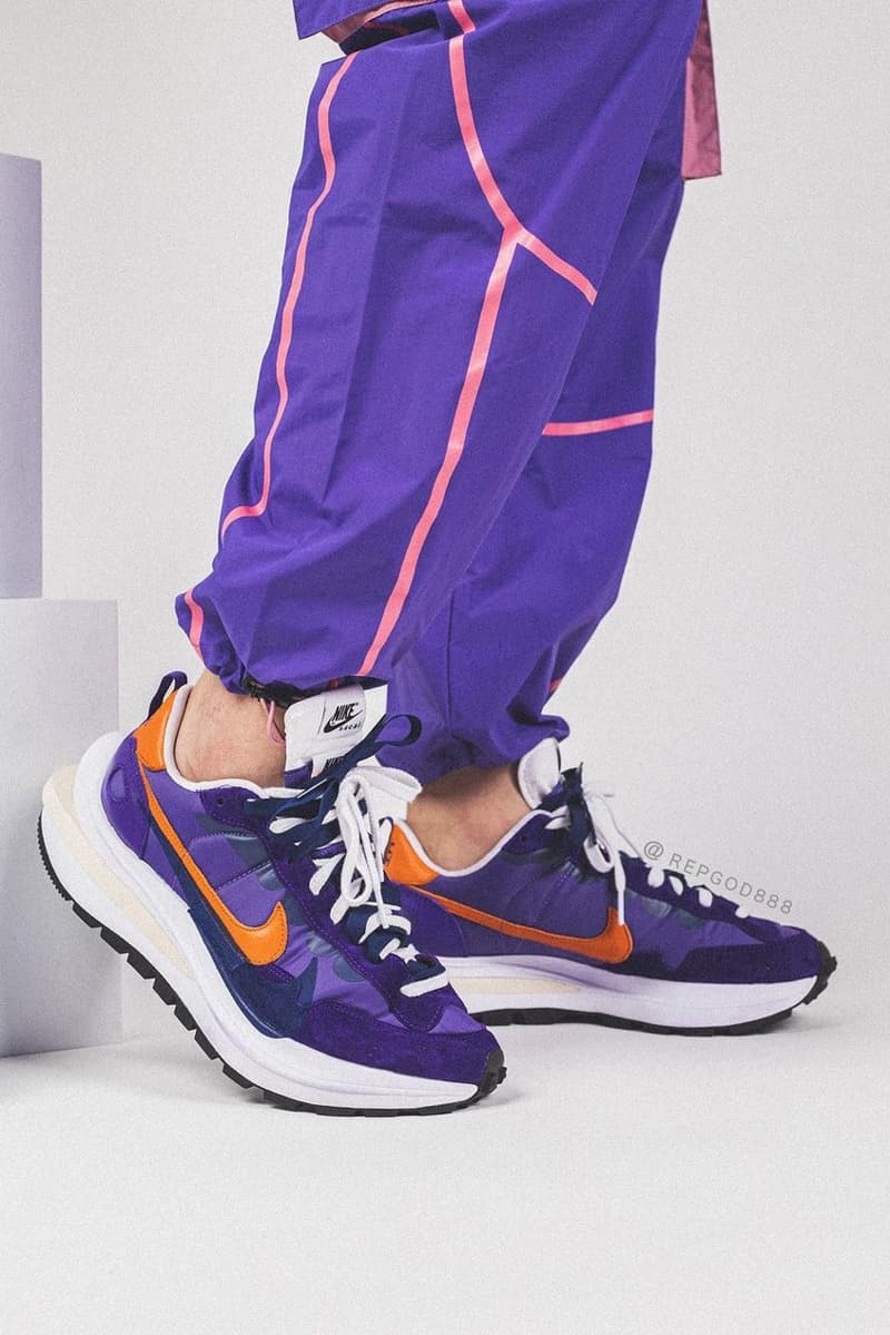 率先近賞 sacai x Nike Vaporwaffle 2021 春季聯名鞋款之上腳圖輯