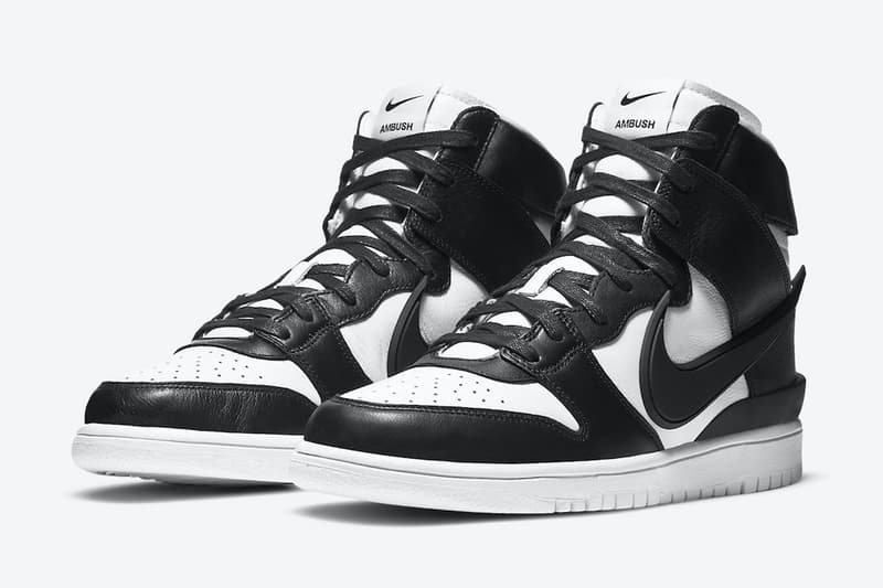 AMBUSH x Nike Dunk High 全新聯乘鞋款黑白配色官方圖輯、發售日期正式公開