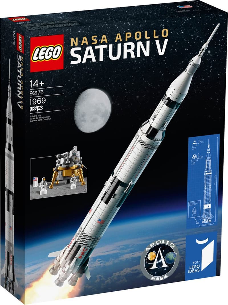 LEGO 推出全新 NASA Apollo Saturn V 積木模型