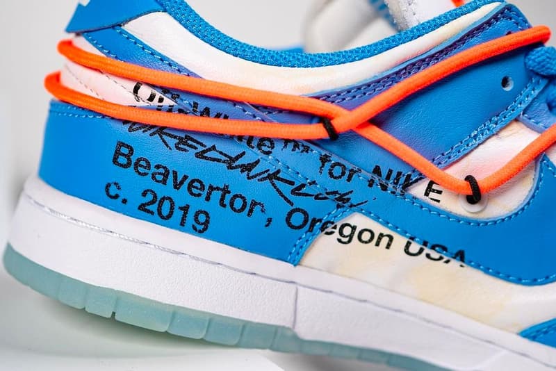 Off-White™ x Futura x Nike Dunk Low 三方聯乘鞋款近賞