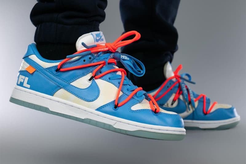 Off-White™ x Futura x Nike Dunk Low「UNC」聯乘鞋款上腳圖輯發佈