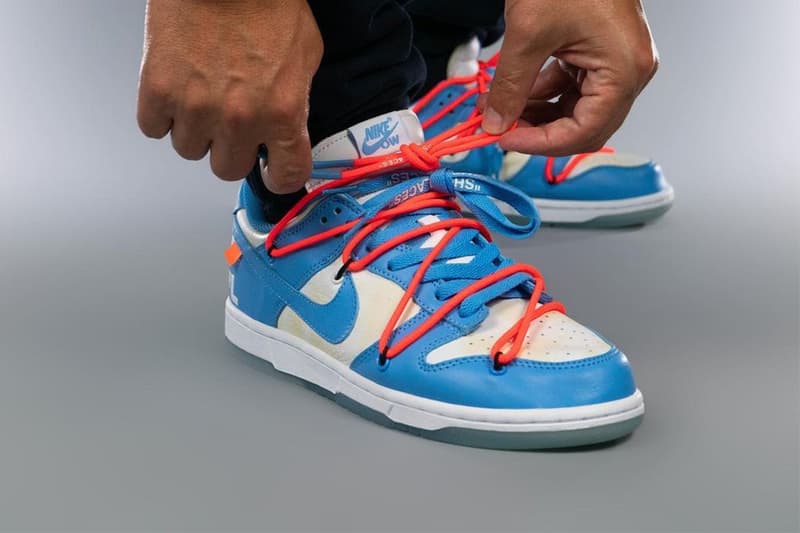 Off-White™ x Futura x Nike Dunk Low「UNC」聯乘鞋款上腳圖輯發佈