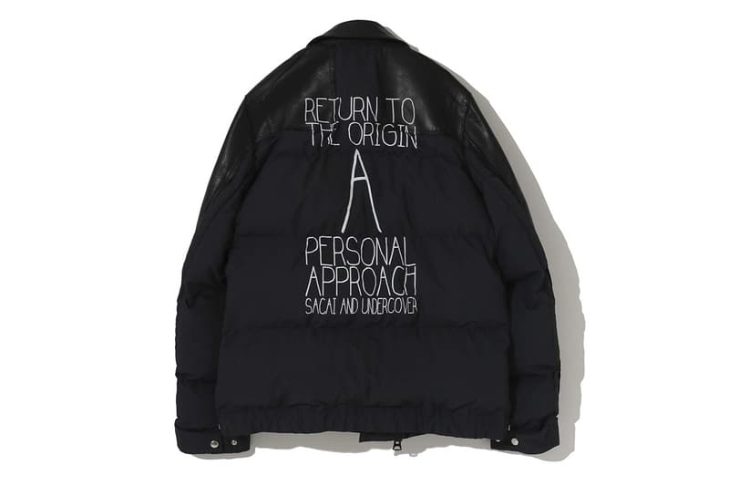 sacai x UNDERCOVER 全新聯乘皮革騎士夾克發佈