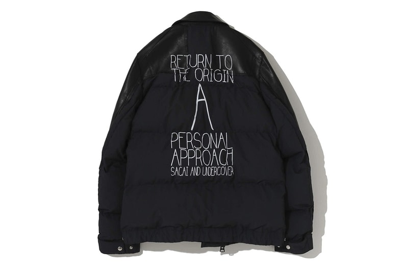 sacai x UNDERCOVER 全新聯乘皮革騎士夾克發佈